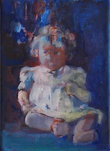 18 x 24 cm, olie 