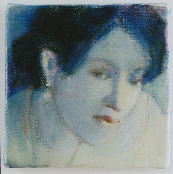10 x 10 cm, olie