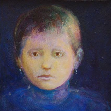 23 x 23 cm, olie