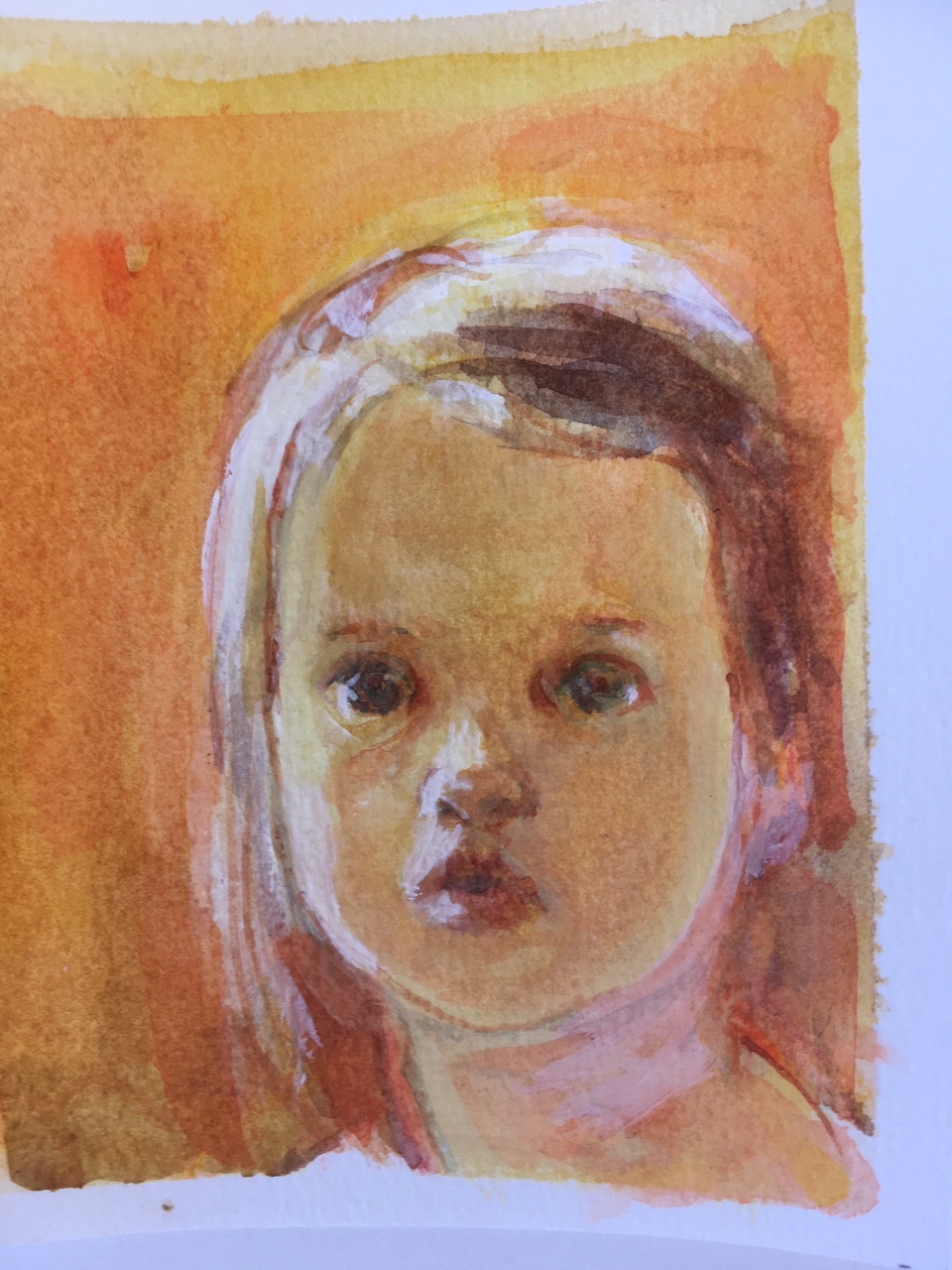 13 x 16 cm, aquarel
