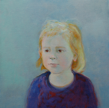 30 x 30 cm olie