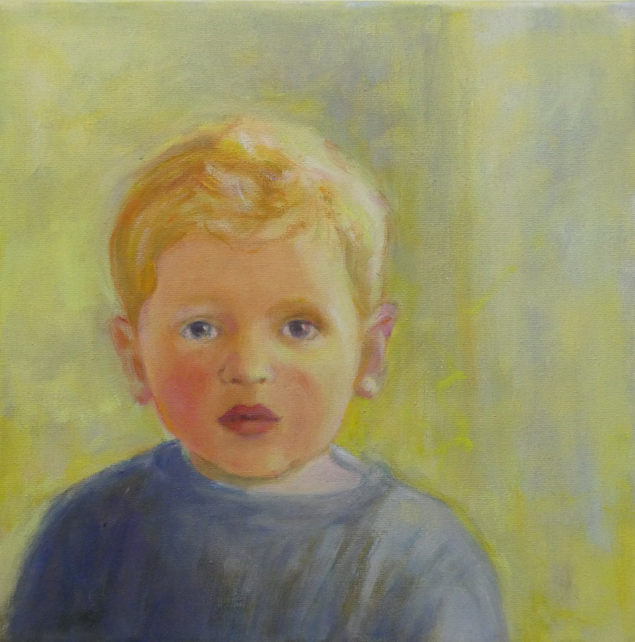 30 x 30 cm olie