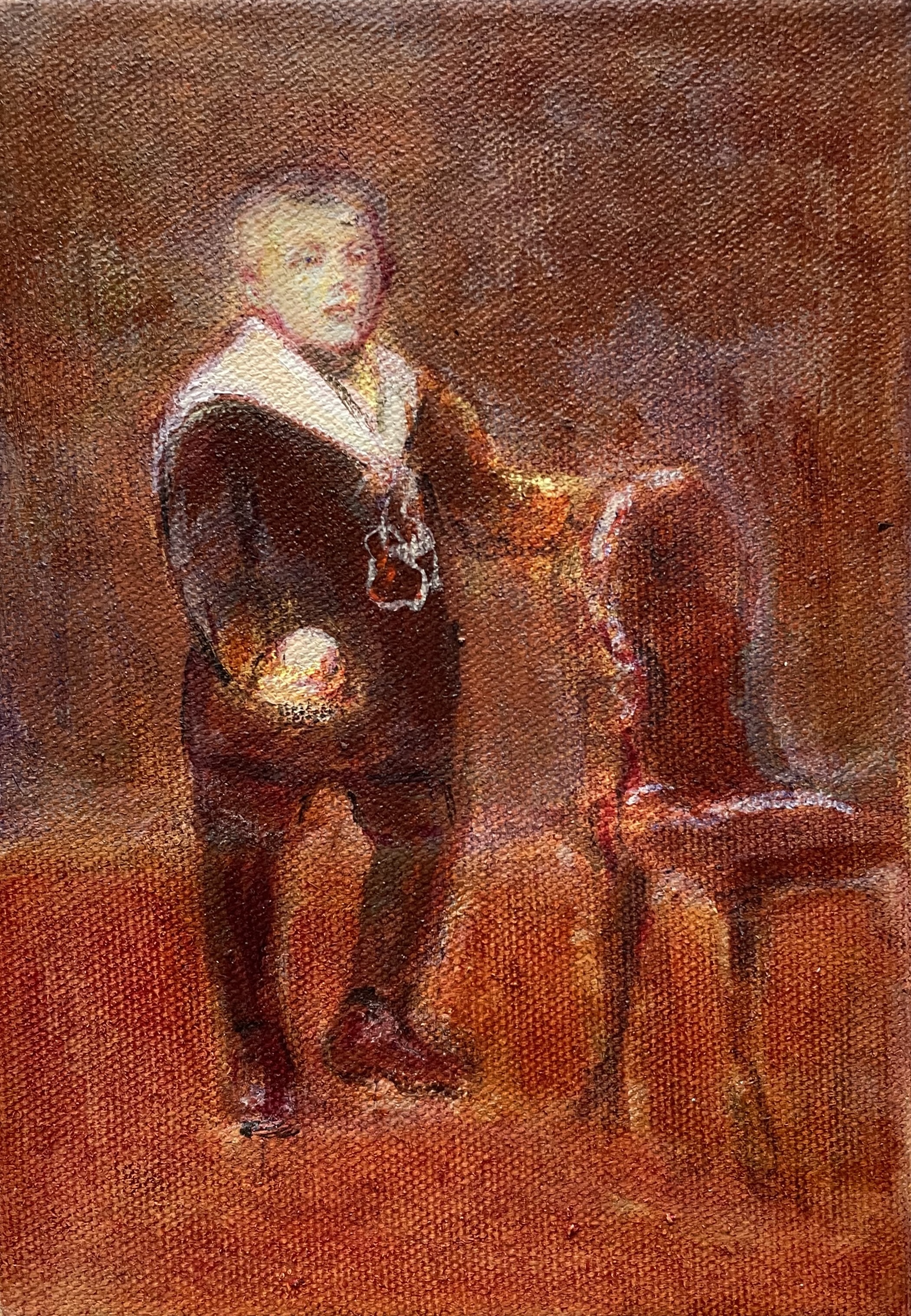 13 x 18 cm, olie