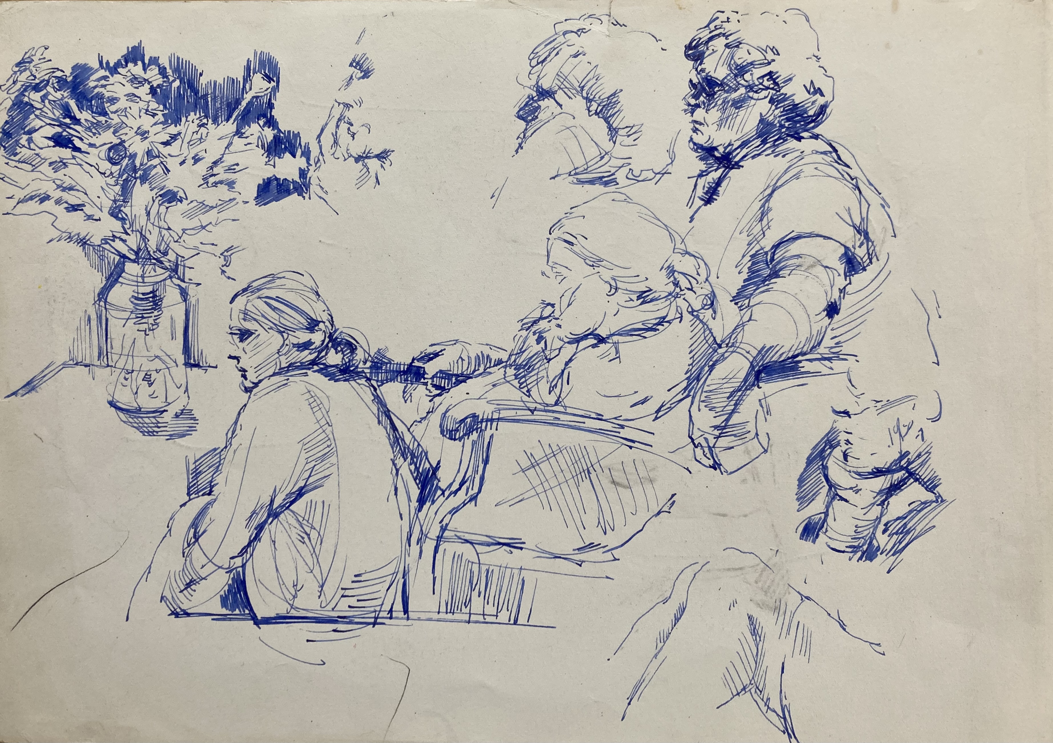 schetsblad tekening